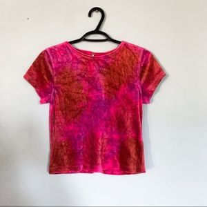 COPY - NWOT • Free People • Bright Eyes Velvet Crop Top